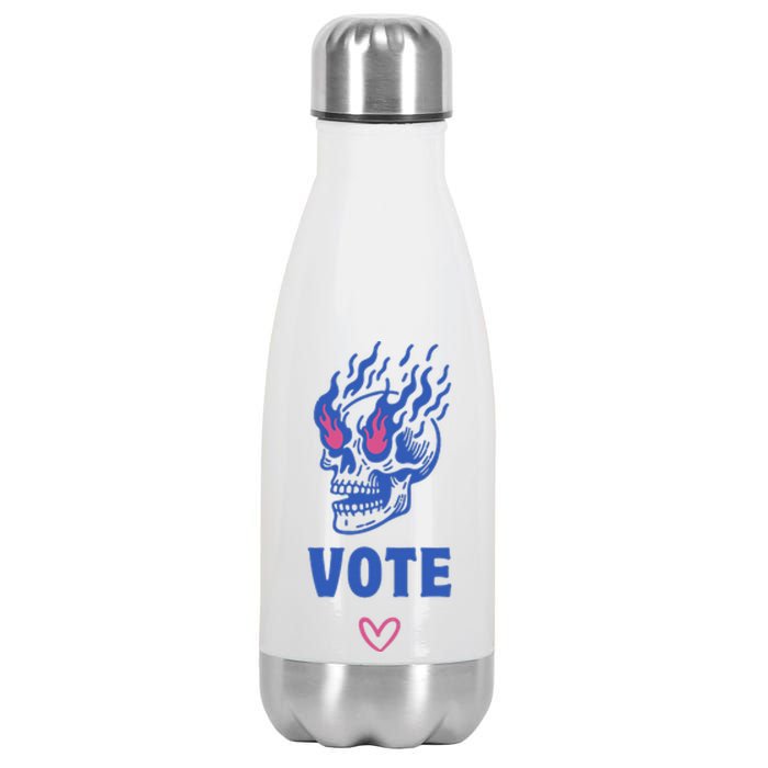 Presidential Election 2024 Cast Your Vote 2024 Stainless Steel Insulated Water Bottle