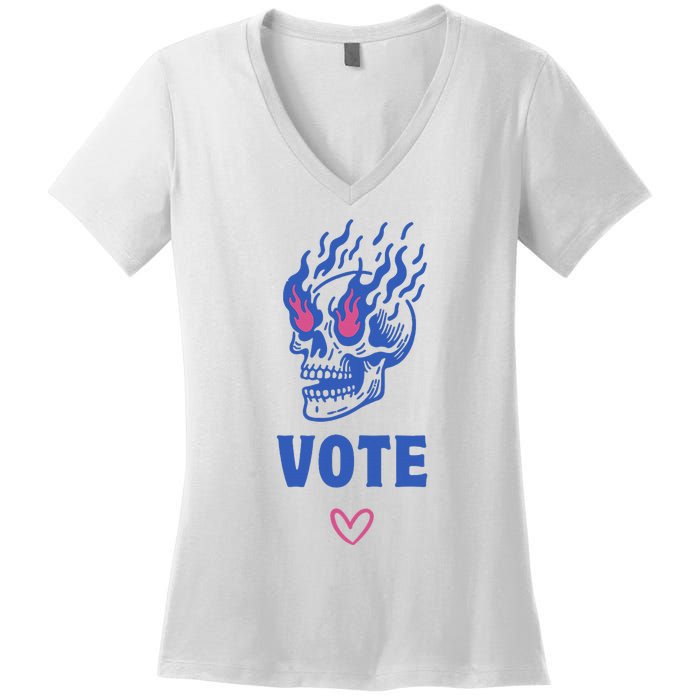 Presidential Election 2024 Cast Your Vote 2024 Women's V-Neck T-Shirt