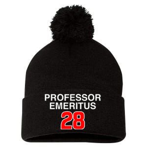 Professor Emeritus 28 Pom Pom 12in Knit Beanie