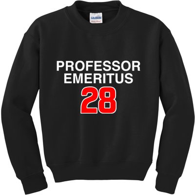 Professor Emeritus 28 Kids Sweatshirt