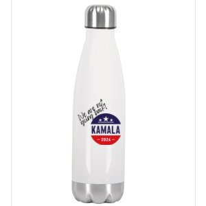 President Election 2024 Madame 47 Vote Usa Proud Democrats Stainless Steel Insulated Water Bottle