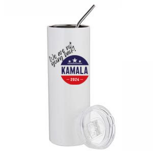 President Election 2024 Madame 47 Vote Usa Proud Democrats Stainless Steel Tumbler