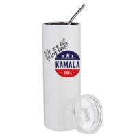 President Election 2024 Madame 47 Vote Usa Proud Democrats Stainless Steel Tumbler