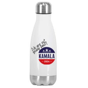 President Election 2024 Madame 47 Vote Usa Proud Democrats Stainless Steel Insulated Water Bottle