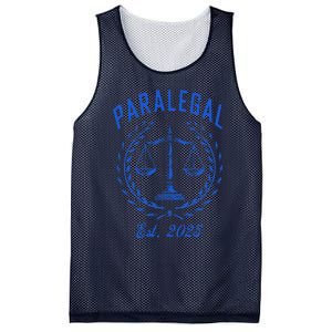 Paralegal Est. 2025 Scales Of Justice Mesh Reversible Basketball Jersey Tank