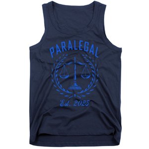 Paralegal Est. 2025 Scales Of Justice Tank Top