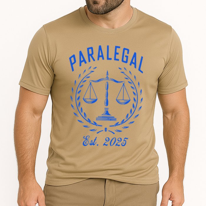 Paralegal Est. 2025 Scales Of Justice Cooling Performance Crew T-Shirt