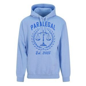 Paralegal Est. 2025 Scales Of Justice Unisex Surf Hoodie