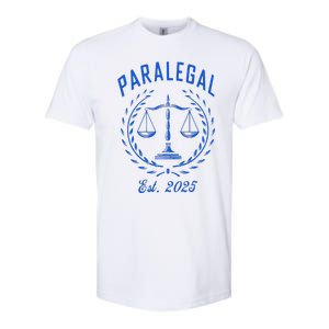 Paralegal Est. 2025 Scales Of Justice Softstyle CVC T-Shirt