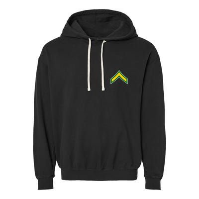 Private E 2 Mlitary Badge Garment-Dyed Fleece Hoodie