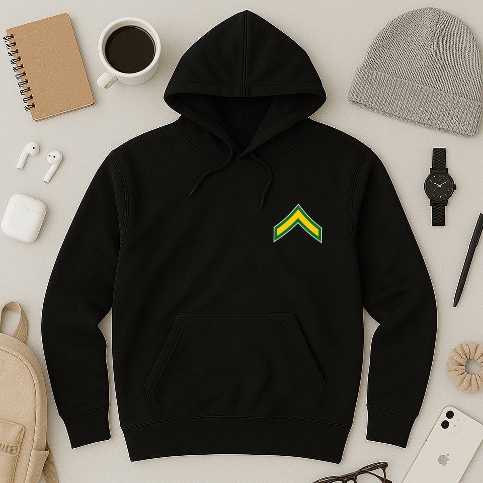 Private E 2 Mlitary Badge Hoodie