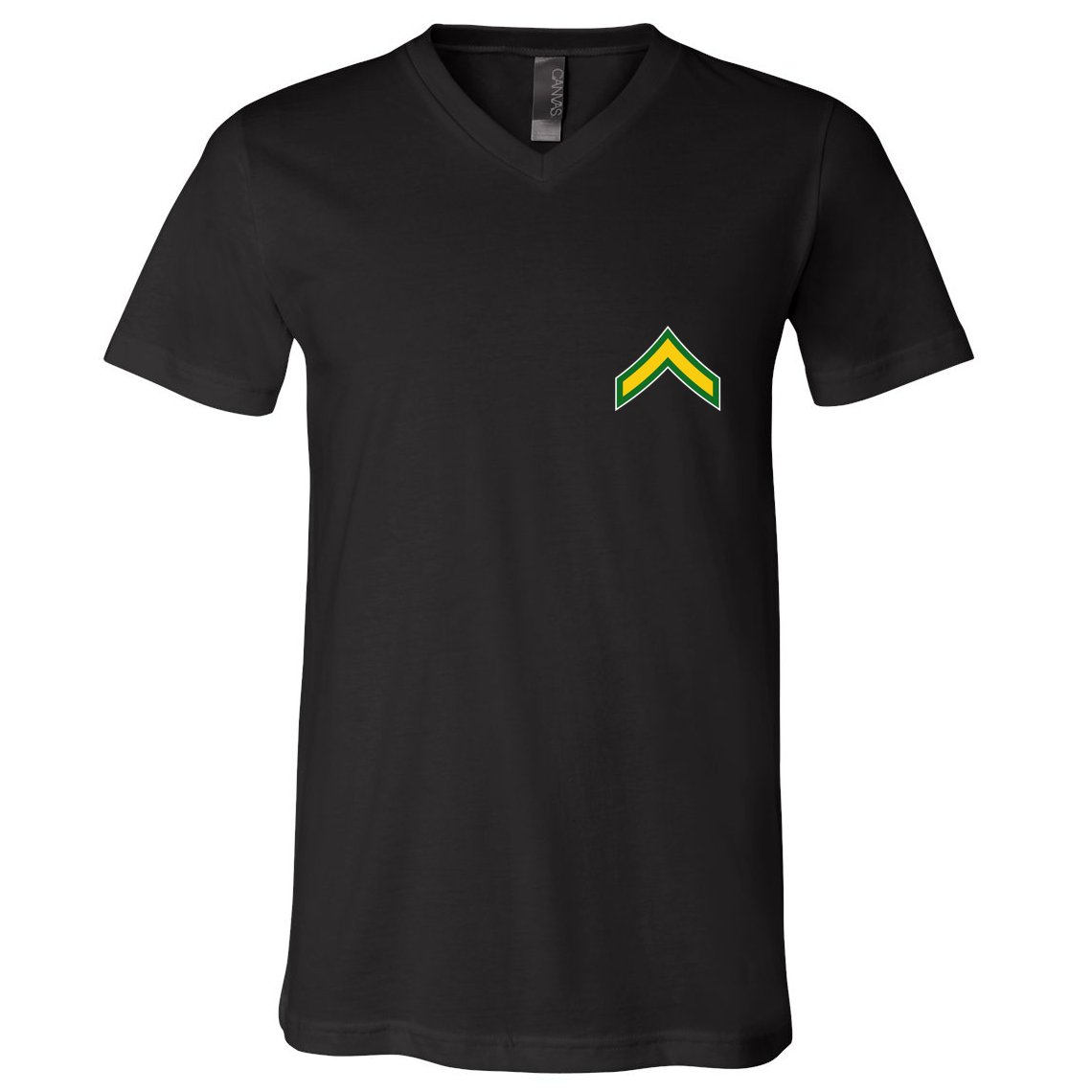 Private E 2 Mlitary Badge V-Neck T-Shirt