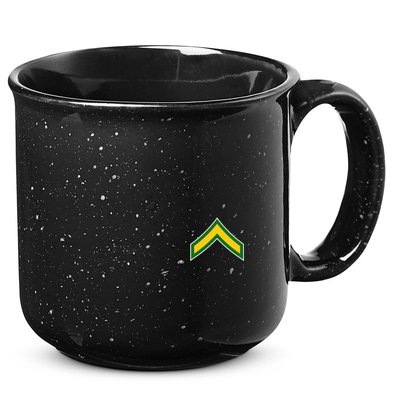 Private E 2 Mlitary Badge 15oz Campfire Ceramic Mug