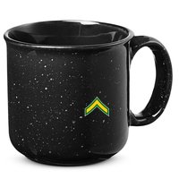 Private E 2 Mlitary Badge 15oz Campfire Ceramic Mug