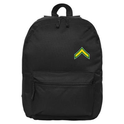 Private E 2 Mlitary Badge 16 in Basic Backpack