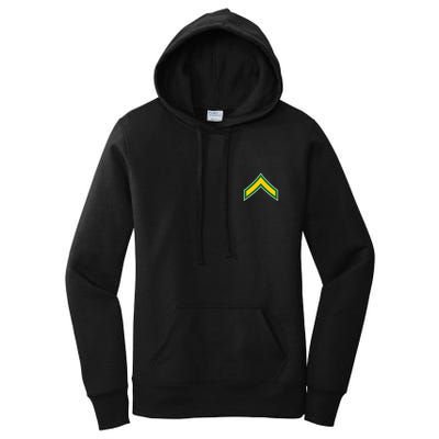 Private E 2 Mlitary Badge Women's Pullover Hoodie