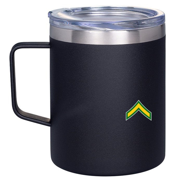 Private E 2 Mlitary Badge 12oz Stainless Steel Coffee Mug