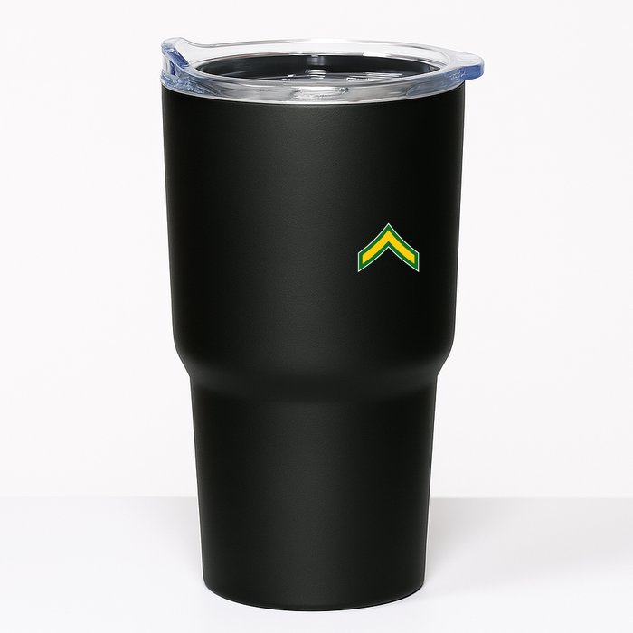Private E 2 Mlitary Badge Tumbler