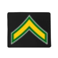 Private E 2 Mlitary Badge Mousepad