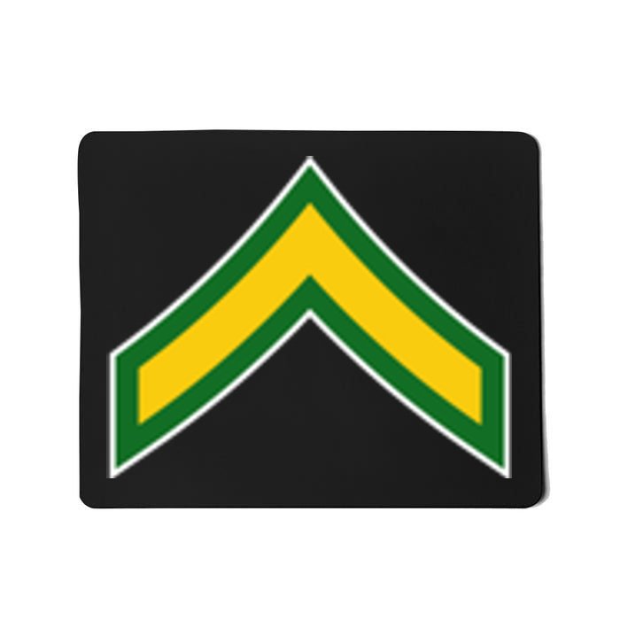 Private E 2 Mlitary Badge Mousepad