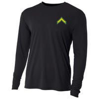 Private E 2 Mlitary Badge Cooling Performance Long Sleeve Crew