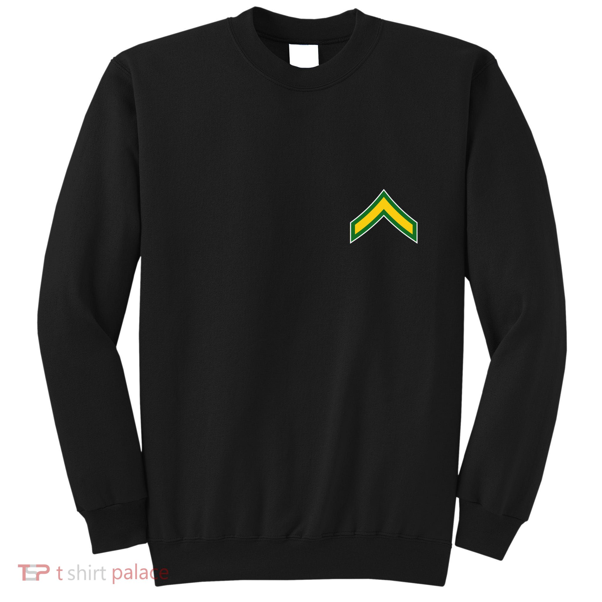 Private E 2 Mlitary Badge Tall Sweatshirt