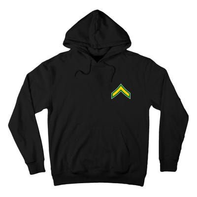 Private E 2 Mlitary Badge Tall Hoodie