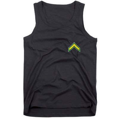 Private E 2 Mlitary Badge Tank Top