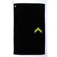 Private E 2 Mlitary Badge Golf Towel
