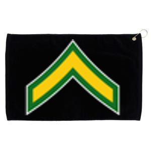 Private E 2 Mlitary Badge Grommeted Golf Towel