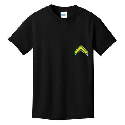 Private E 2 Mlitary Badge Kids T-Shirt