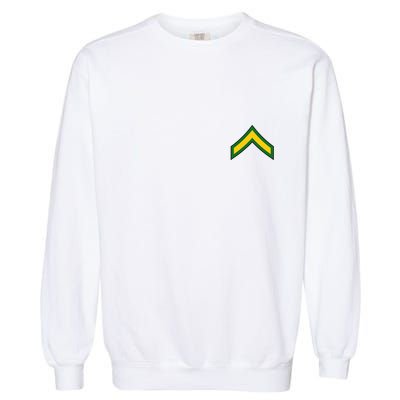Private E 2 Mlitary Badge Garment-Dyed Sweatshirt