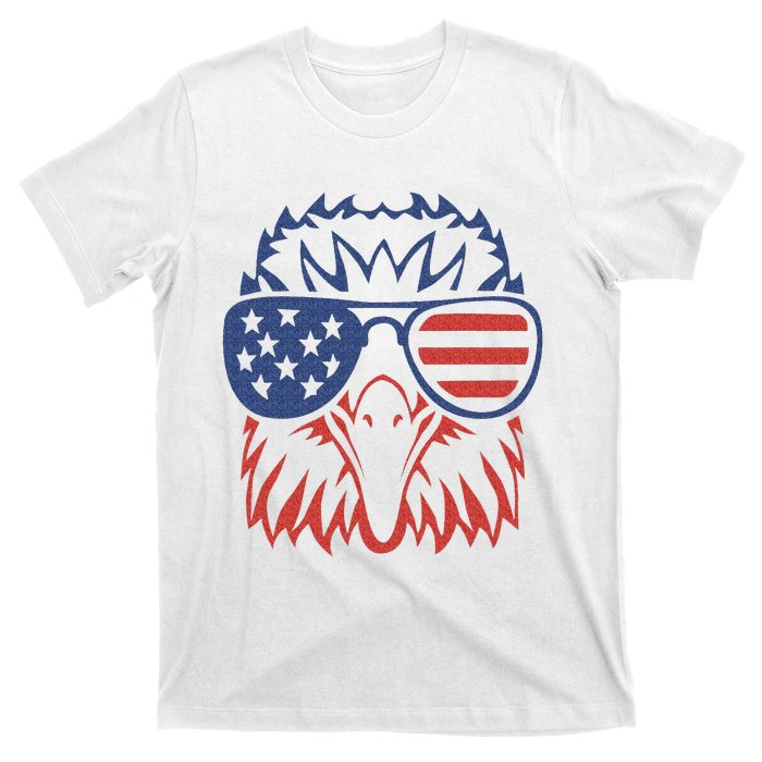 Patriotic Eagle 4th of July USA American Flag T-Shirt