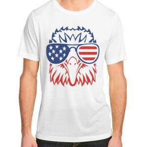 Patriotic Eagle 4th of July USA American Flag Adult ChromaSoft Performance T-Shirt