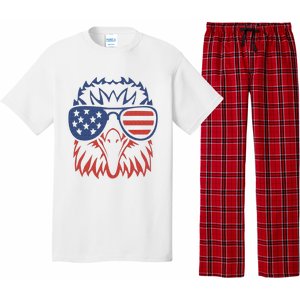 Patriotic Eagle 4th of July USA American Flag Pajama Set