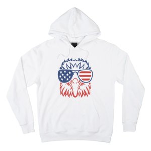 PATRIOTIC EAGLE 4th Of July USA American Flag Hoodie