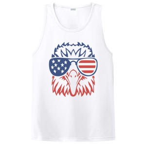 PATRIOTIC EAGLE 4th Of July USA American Flag PosiCharge Competitor Tank