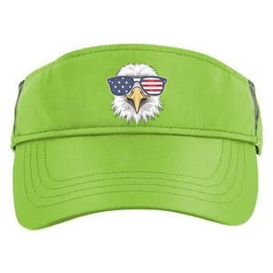 Patriotic Eagle 4th Of July Usa American Flag Adult Drive Performance Visor