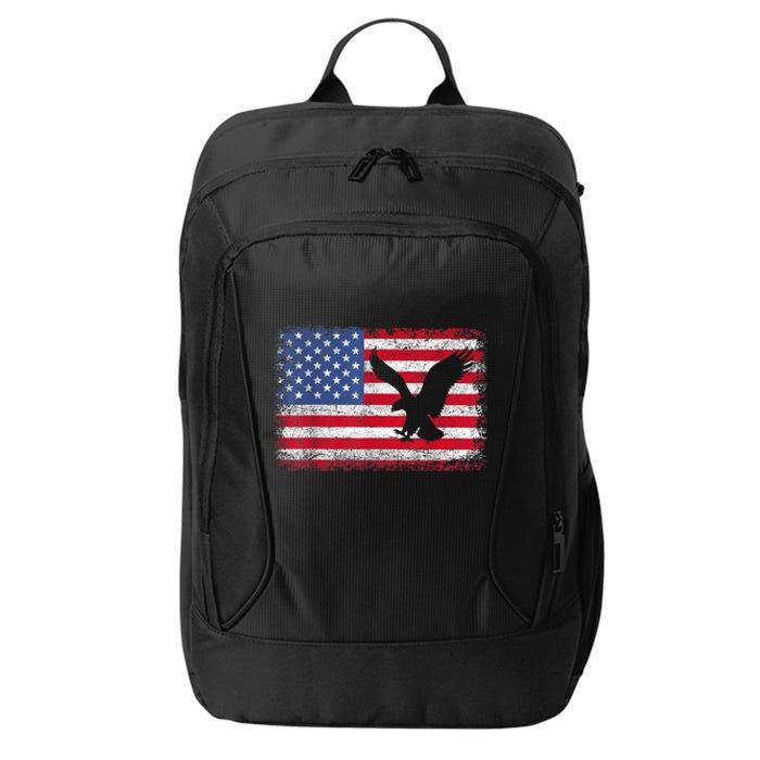 Patriotic Eagle 4th Of July Usa American Flag American Flag Gifts City Backpack