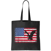 Patriotic Eagle 4th Of July Usa American Flag American Flag Gifts Tote Bag