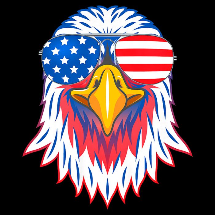 Patriotic Eagle 4th Of July Usa American Flag Pride Impact Tech Backpack