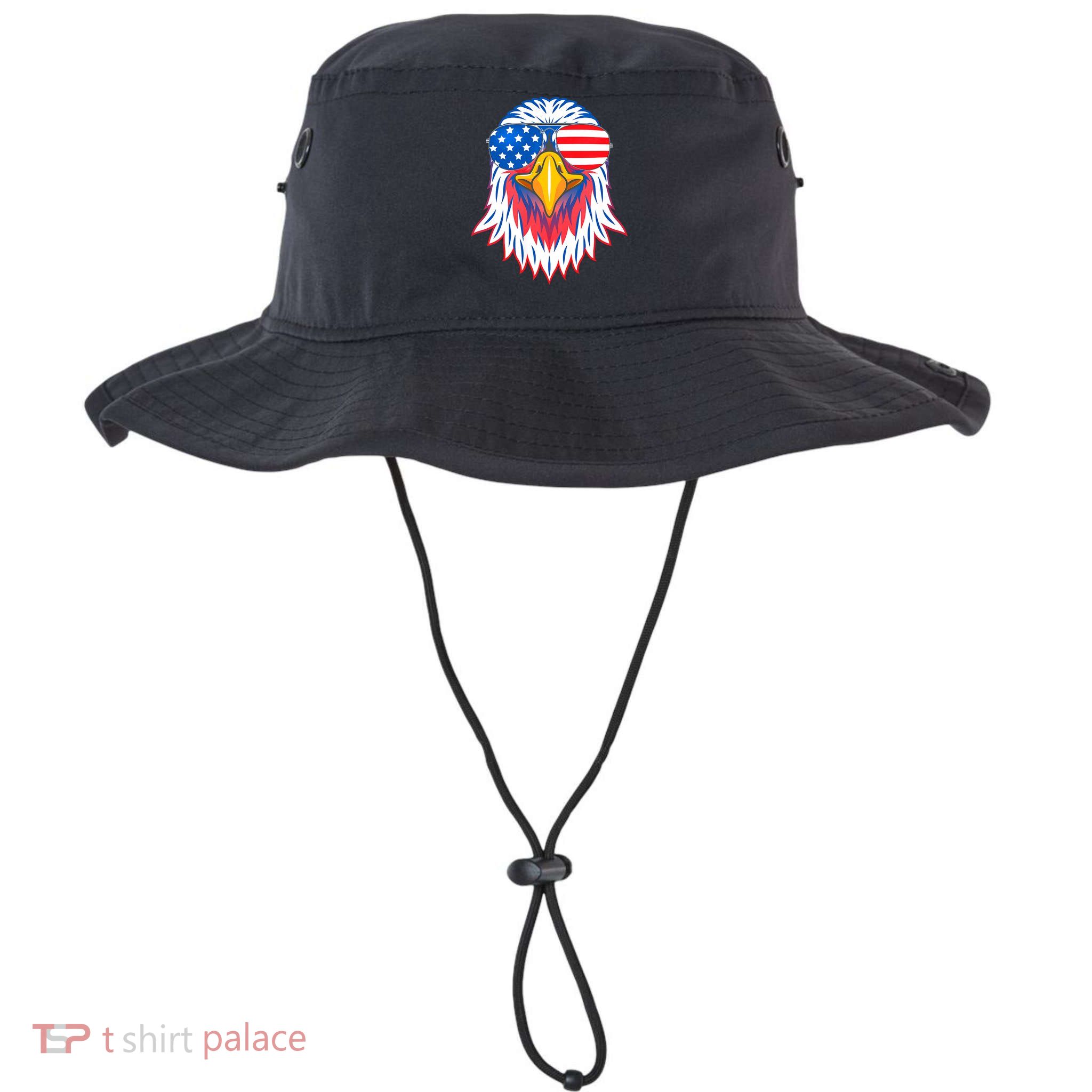 Patriotic Eagle 4th Of July Usa American Flag Pride Bucket Hat