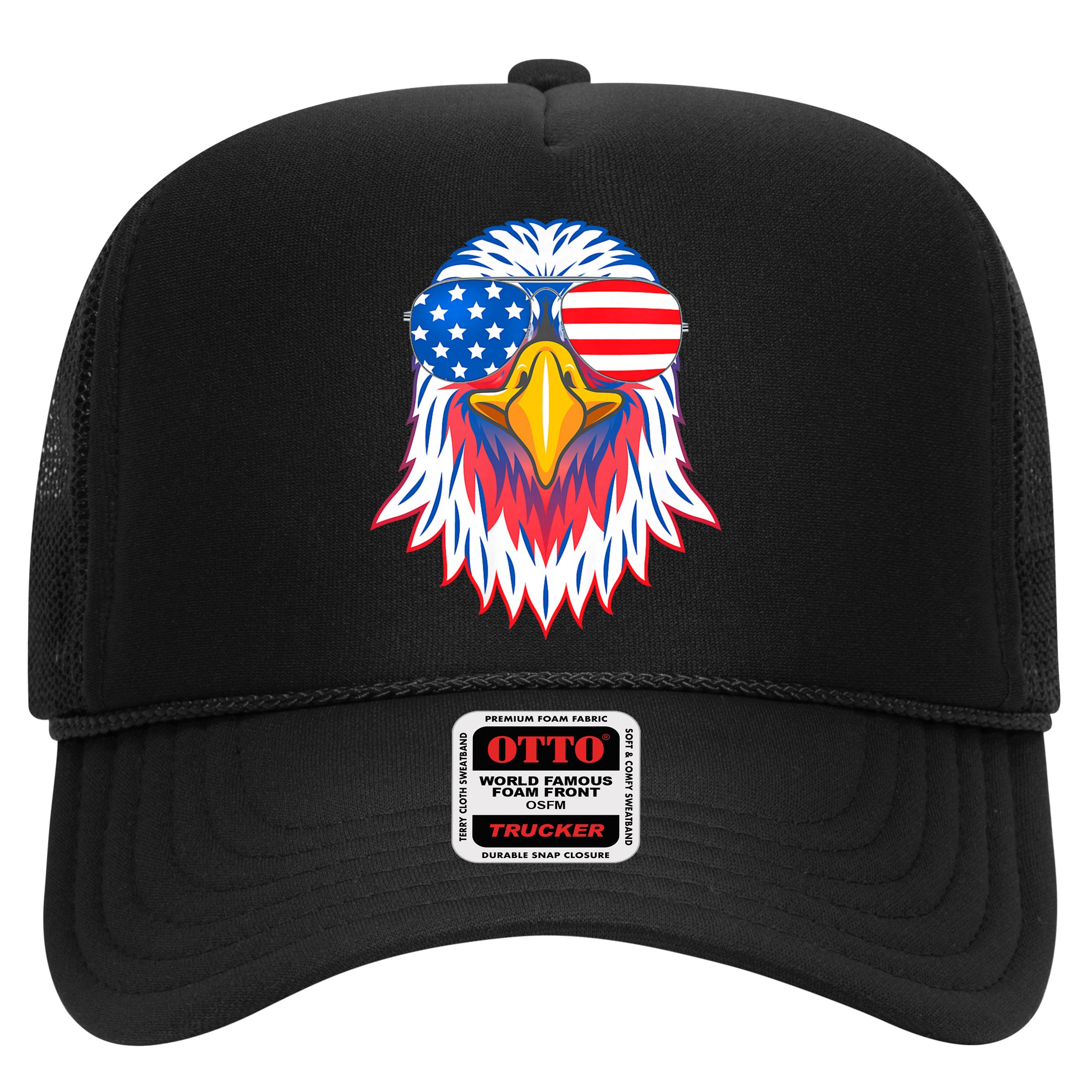Patriotic Eagle 4th Of July Usa American Flag Pride Hat