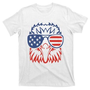 Patriotic Eagle 4th Of July Usa American Flag T-Shirt