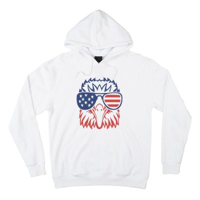 Patriotic Eagle 4th of July USA American Flag Design Hoodie