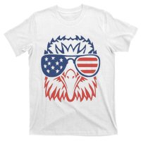 Patriotic Eagle 4th of July USA American Flag Design T-Shirt