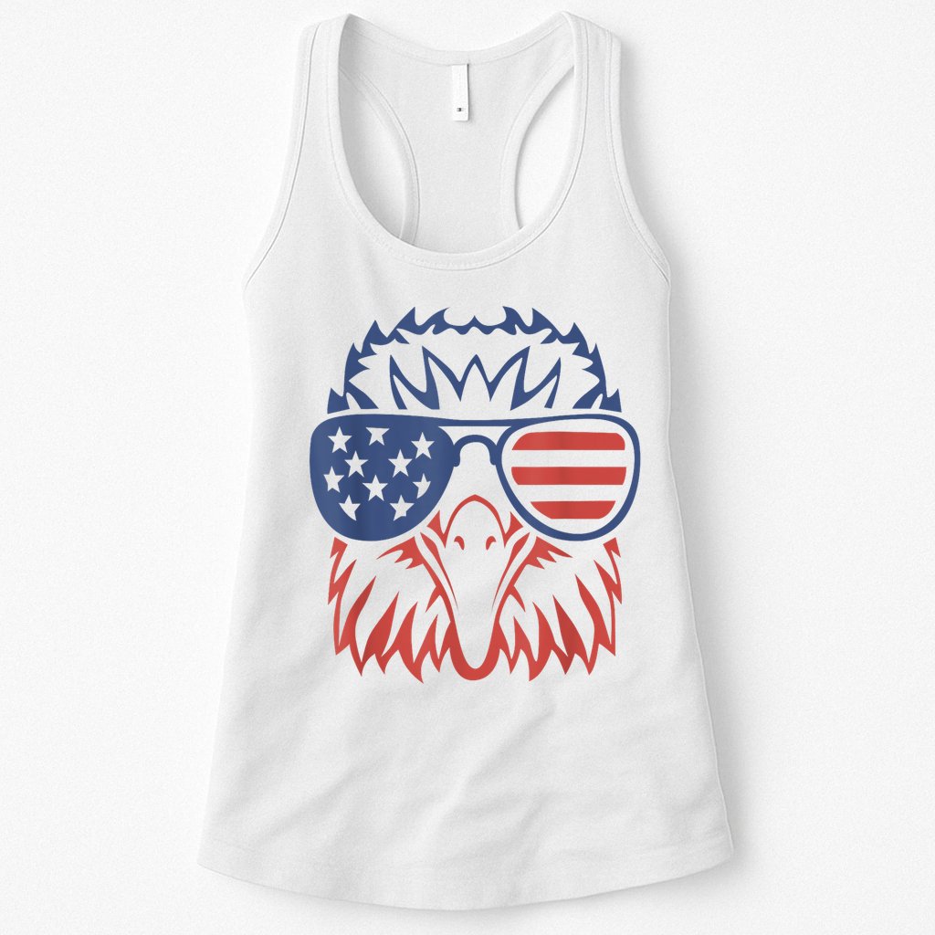 Patriotic Eagle 4th Of July Usa American Flag Patriotic Eagle Tees 4th Of July Womens Tank Top