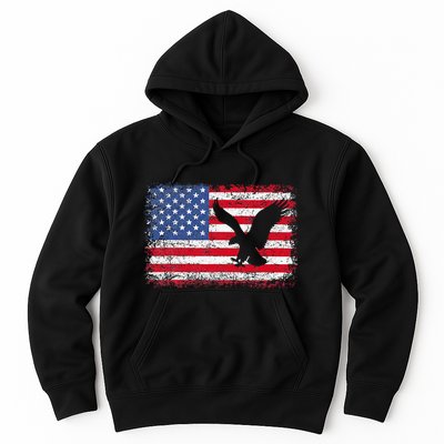 Patriotic Eagle 4th Of July Usa American Flag Hoodie