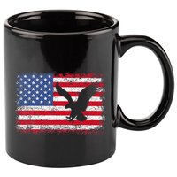 Patriotic Eagle 4th Of July Usa American Flag 11oz C Handle Ceramic Mug