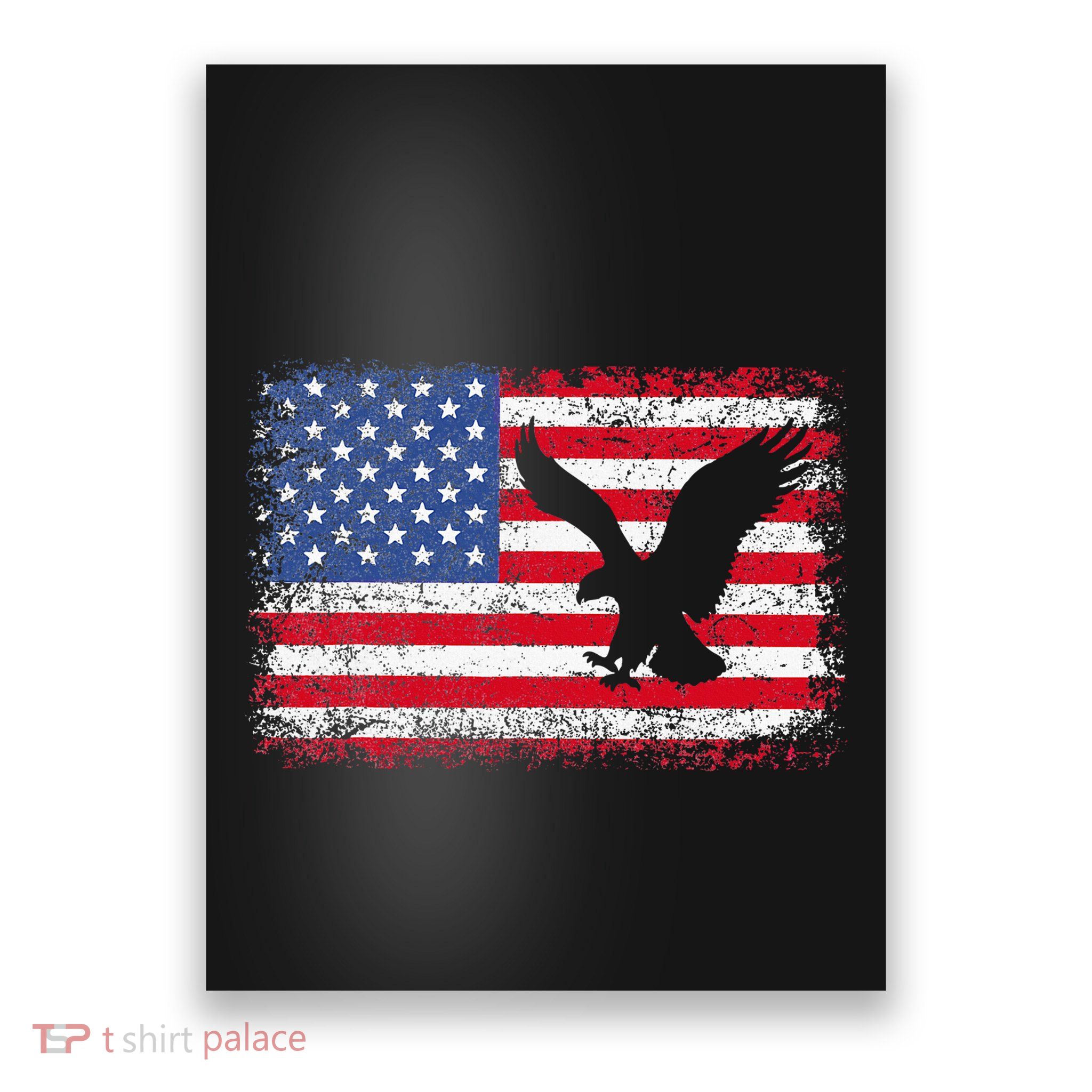 Patriotic Eagle 4th Of July Usa American Flag Poster